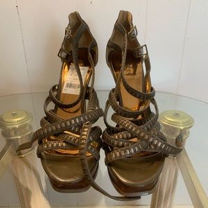 GUESS Strapped Platform Heels